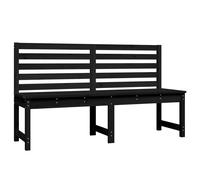 (black pine, 157.5 x 48 x 91.5 cm) vidaXL Garden Bench Outdoor Picnic Bench Camping Wooden Bench Solid Wood Pine
