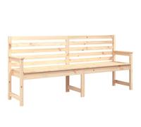 Garden Bench Outdoor Picnic Bench Camping Wooden Bench Solid Wood Pine vidaXL