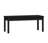 Vidaxl Garden Bench Black 109X44X45 Cm Solid Wood Pine Garden Benches