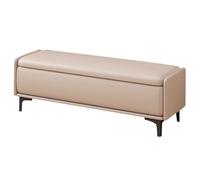 Garden Bench Outdoor Rest Area Apartment Balconies Benchoutdoor Benches Weatherproof Metal Potting Outside Seat,Leather Footstool Storage Bench with Padded Seat, End of Bed Ottoman with Meta