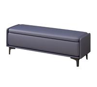 Garden Bench Outdoor Rest Area Apartment Balconies Benchoutdoor Benches Weatherproof Metal Potting Outside Seat,Leather Footstool Storage Bench with Padded Seat, End of Bed Ottoman with Meta