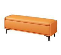 Garden Bench Outdoor Rest Area Apartment Balconies Benchoutdoor Benches Weatherproof Metal Potting Outside Seat,Leather Footstool Storage Bench with Padded Seat, End of Bed Ottoman with Meta