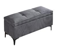 Garden Bench Outdoor Rest Area Apartment Balconies Benchoutdoor Benches Weatherproof Metal Potting Outside Seat,Corduroy Storage Benches, Entryway Bench, End of Bed Storage Bench, for Bedroo