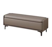 Garden Bench Outdoor Rest Area Apartment Balconies Benchoutdoor Benches Weatherproof Metal Potting Outside Seat,Leather Footstool Storage Bench with Padded Seat, End of Bed Ottoman with Meta
