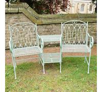 Garden Bench - Pistachio Lovers Green Metal