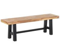 Bench Wood 140 cm Black SCANIA