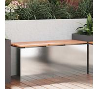 Garden Bench Silver 100 x 40 x 43 cm Stainless steel