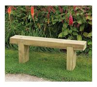 Forest Garden 1.2m Sleeper Bench, Brown