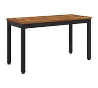 Garden Bench Solid Acacia Wood Outdoor Seating Patio Furniture Backyard vidaXL