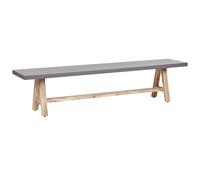 Beliani Garden Bench Tonnare 200 Cm Concrete Grey