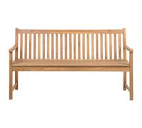 Beliani Bench Certified Acacia Wood 160 Cm Light Wood Vivara