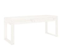 (grey pine, 110 x 38 x 45 cm) vidaXL Garden Bench Wooden Bench Patio Outdoor Bench Seat Solid Wood Pine