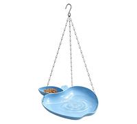 Garden Bird Bath Feeding Bowl, Durable Two-in-One Bird Bathing Area and Feeding Station - for Macaws, Sparrows, Parakeets and Budgies | For the Garden, Yard, Balcony, Patio and Lawn Aras Sp