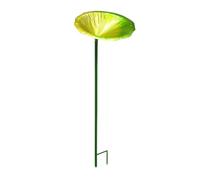 Garden Bird Bath Metal Feeder Water Bowl Station