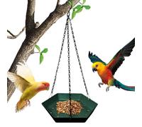 Garden Bird Bath | Polygonal Bird Feeder for Wild Birds, Hanging Garden Decoration for Balcony, Terrace, Park, Bird Watchers