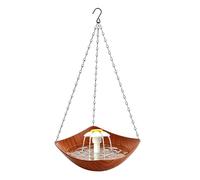 Garden Bird Bath Suspending Water Feeder with Solar Pump