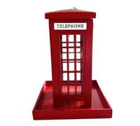Garden Bird Feeder Red Telephone Box By Croft
