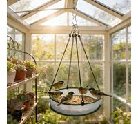 Garden Bird Feeders Bird Catcher Tray for Hanging Bird Feeder Platform Large Birds Feeder Trays with Adjustable Hanging for Outdoor Garden
