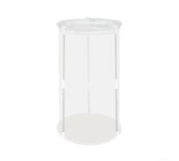 Garden Bird Netting Cover for Tomato Cage 30x58cm or 40x58cm 360° View | White plastic ventilated mesh easy folding lightweight design two size options fit most cages