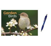 Garden Birds A4 Calendar 2026 + EXCLUSIVE LIMITED EDITION PEN