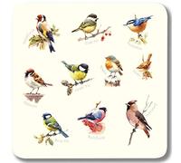 Garden Birds Melamine Coasters - Set 1, Pack of 6
