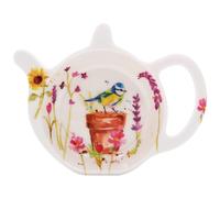 Garden Birds Melamine Tea Bag Tidy with Blue Tit