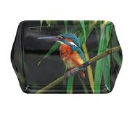 Garden Birds Snack Scatter Tray Chaffinch Kingfisher Blue tit Robin (Kingfisher)