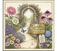 Garden Blooms and Nature-Inspired Designs: Relaxing Garden Flowers, Botanical Illustrations, Nature Patterns, Bouquets, Wreaths, and Floral Designs ... Swirls, Garden Blooms and Nature-Inspired)
