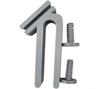 Garden Bucket Hose Holder Clip Secure Mount for Bucket Edge Compatible with Standard Buckets Space Saving 6.1x11.9cm Lightweight(White)
