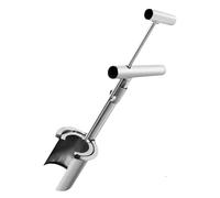 Garden Bulb Planter - Flower Transplanter Tool | Stainless Steel Hand Digger, Ergonomic Gardening Accessory, for Tulips Crocuses Dahlias Lilies Vegetables Gladioli