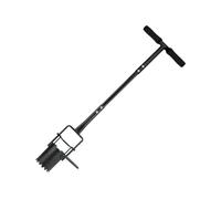 Garden Bulb Planter - Heavy-Duty Long Handle Transplanter Tool | Multi-Purpose Steel Digger for Lawn Care, Seedling Transfer, Soil Prep, Flower Planting, 37.2x28x3.5cm
