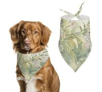 Garden Bunny Pet Scarf Adjustable Pet Accessories Triangular Scarf Washable Floral Print Puppy Bib Bandana Stylish Comfortable Cat Scarves for Holiday Scarfs