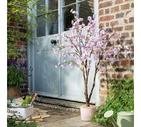 Garden By Sainsbury's Artificial Cherry Blossom Tree In Pot