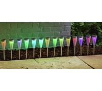 Garden by Sainsbury's Colour Change Solar Lights -Pack of 18