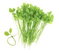 Garden Cable Clamps - 50pcs Leaf Shape Support Straps | Soft Wire Self Locking Ties, for Indoor Outdoor Yard Patio Greenhouse Fence Landscaping