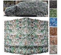 Garden Camouflage Netting,Camo Net for Camping,Military Hunting Mesh Nets,Outdoor Sun Shade for Hunting Blind Shooting Military Theme Party Decorations Kid Game,Forest,1.5x3M/5x9.8ft