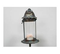 Garden Candle Lantern, Garden Stake, Outdoor Pretty Wedding Candle Holder, Small Stake Lantern for Outdoor Lawns, Flower Beds, Flower Pots & Garden Borders, Tea Light Holder