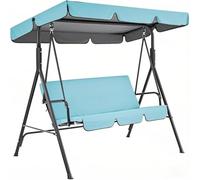 Garden Canopy Swing Seat - Adjustable Canopy, Removable Cushion, Comfortable Outdoor Patio Porch Bench for Relaxing and Enjoying Your Outdoor Space