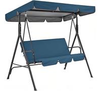 Garden Canopy Swing Seat - Adjustable Canopy, Removable Cushion, Comfortable Outdoor Patio Porch Bench for Relaxing and Enjoying Your Outdoor Space
