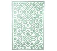 Garden Carpet Tiles Green White S Fallen Fruits Multi Small