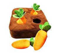 Garden Carrot Plush Toy Vegetable Fruit Pull The Carrot Stuffed Toy IQ Toy 4 Pieces Carrot