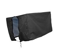 Garden Cart Cover Protector - Black, Water-Resistant - Camping, Garden, Outdoor Utility Wagon Cover; Drawstring Closure