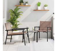 Garden Chair Black Poly Rattan Outdoor Seating Terrace Patio Furniture vidaXL