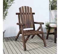 Garden Chair 68x86x103 cm Solid Wood Spruce Berkfield Home Brown One Size