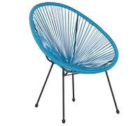 Garden Chair ACAPULCO II PE Rattan Blue