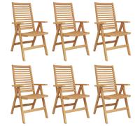 Garden Chair Brown Solid teak wood Garden Seating Outdoor Chair vidaXL