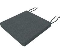 Garden Chair Cushion 40 x 40 cm Square Seat Pad Memory Foam Armchair Cushion 45 x 45 cm 50 x 50 cm Removable Cover Soft and Comfortable for Car Office Sofa (Dark Gray 50 x 50 cm x 10 cm Thic