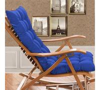 Garden Chair Cushion, High Back Replacement Pad Mat for Folding Chairs, Indoor Veranda Use, Compatible with Mattress Recliners (Cushion Only)