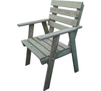 Garden Chair for 1 Person Garden Patio Balcony Wood Relaxation Green Permanent