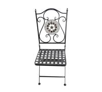 Garden Chair from Iron Mosaic Balcony Folding Metal New